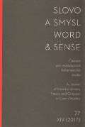 Univerzita Karlova, Filozofick fakulta Slovo a smysl 27/Word & Sense 27