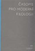Univerzita Karlova, Filozofick fakulta asopis pro modern filologii 2017/1