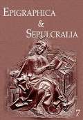 Artefactum Epigraphica & Sepulcralia 7