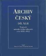 Filosofia Archiv český XLII - Nejstarší městská kniha táborská z let 1432 – 1452