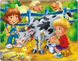 Larsen Puzzle MAXI - DOJME kraviku/18 dlk