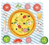 BINO Dřevěné puzzle - Pizza
