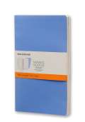 Moleskine Moleskine: Volant zápisníky 2 ks linkované světle modré L