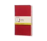 Moleskine Moleskine: Sešity 3 ks čisté červené L