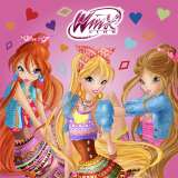 Akim Winx Club fashion - čtvercové omalovánky