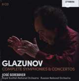 Glazunov Alexander Konstantinovich Complete Symphonies & Concertos (8CD)