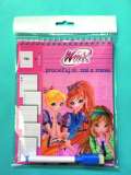 Akim Winx Club - Stíratelné listy A5 s popisovačem – Procvičuj si, zas a znovu