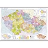 Kartografie Praha Česká republika - školní administrativní mapa 1:375 tis.