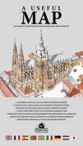 Pinta A USEFUL MAP - Praktická mapa centra Prahy s 69 ilustracemi historických památek (stříbrná)