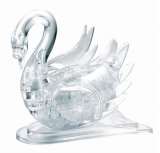 HCM Kinzel Labuť bílá: 3D Crystal puzzle 44 dílků