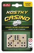EFKO Kostky CASINO - hráčské kostky keramické