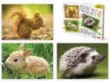 EFKO Puzzle SET 4 - Mláďátka v lese