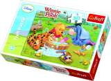 TREFL Medvídek Pú - Koupel Prasátka: Puzzle 30 dílků