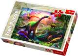 TREFL Svět dinosaurů: Puzzle 100 dílků