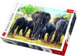 TREFL Afričtí sloni: Puzzle 1000 dílků