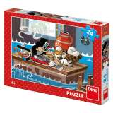Dino Krtek a orel: puzzle 24 dílků
