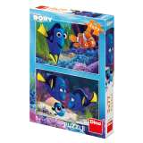 Dino Hledá se Dory: puzzle 2x77 dílků