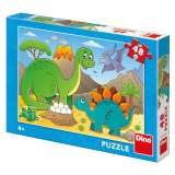 Dino Happy Dino: puzzle 48 dílků