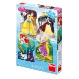 Dino Disney Princezny a kamarádi: puzzle 4x54 dílků