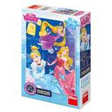 Dino Disney Princezny - Oslava: svítící neonové puzzle 100XL dílků