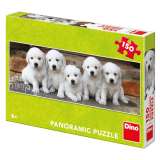 Dino Pět štěňátek: panoramic puzzle 150 dílků