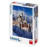 Dino Neuschwanstein v zimě: puzzle 1000 dílků