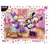 Dino Minnie - růžová: puzzle deskové 40 dílků