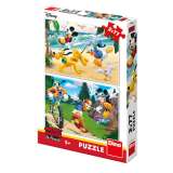 Dino Mickey sportuje: puzzle 2x77 dílků