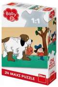 Dino Maxipes Fík: maxi puzzle 24 dílků