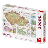 Dino Mapy České republiky: puzzle2000 dílků