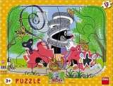 Dino Krtek opravář: puzzle deskové 12 dílků