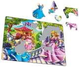 Larsen PUZZLE MAXI - 3 princezny+2 létající/24 dílků