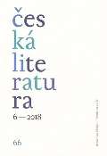 stav pro eskou literaturu AV esk literatura 6/2018