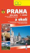 Žaket Praha plán města 1 : 20 000 a okolí 2018