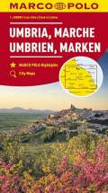 Marco Polo Itálie č.8- Umbrien, Marken mapa 1.200T