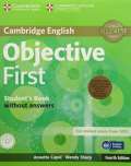 Cambridge University Press Objective First 4th Edn: SB pk w/o Ans (SB CD-ROM & WB + A-CD)