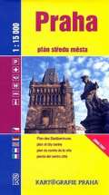 Kartografie Praha Praha: plán středu města 1:15 000