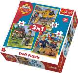 TREFL Puzzle Požárník Sam 3v1 (20,36,50 dílků)