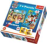 TREFL Puzzle Tlapková patrola 30+48 dílků + pexeso