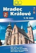 Žaket Hradec Králové, knižní plán města 1:15 000