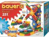 Bauer Stavebnice BAUER: Mechanic-Větrný mlýn 251 dílů