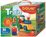 Bauer Stavebnice BAUER: Train Vláčky 95 dílů