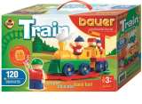 Bauer Stavebnice BAUER: Train Vláčky 120 dílů