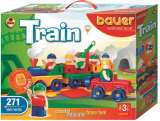 Bauer Stavebnice BAUER: Train Vláčky 271 dílů