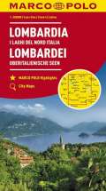 Marco Polo Itálie č.2 - Lombardie mapa 1:200T