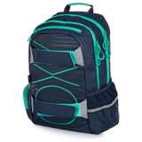 OXYBAG Studentský batoh OXY Sport PASTEL LINE green
