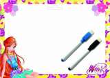 Akim Winx Club fashion - Stíratelná tabulka A4