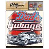 Argus Wall decor Retro Dads Garage - samolepící dekorace 30,5x38 cm