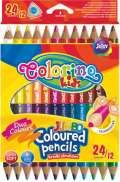 Colorino Pastelky trojhrann JUMBO oboustrann 24 barev