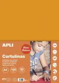 APLI Barevn papr A4 170 g fluo - oranov 50 ks